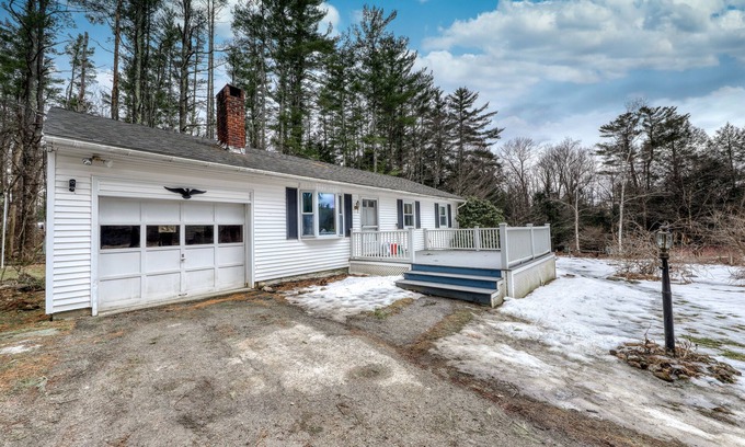 East Haven Rutland County House | Dog-friendly, private oasis just outside town w/free WiFi, Fire TV, and deck