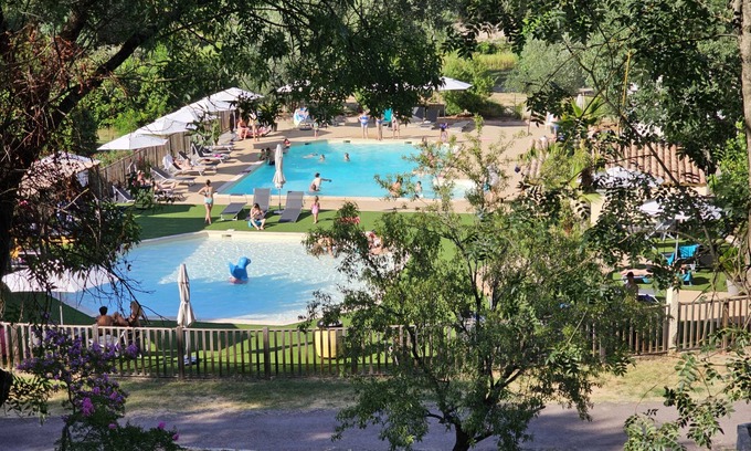 Sauve House | Domaine de Bagard - Gîte le MAZET 45m² 2/6 pers Terrace and garden