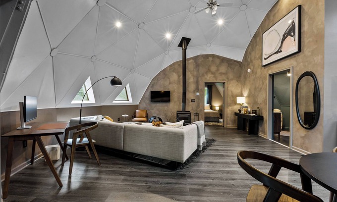 Kerhonkson House | DomeHaus Tranquil dome and yurt escape