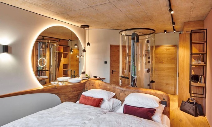 Unterammergau House | Double room comfort "Mountain view" (Passion) - Boutique Hotel Lartor