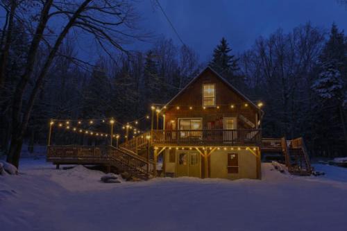 Stratton House | Dream Stratton Forest Cabin with Hot Tub and Fast WiFi