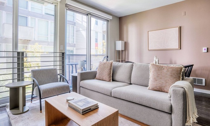 South of Market Apartment | Dreamy SoMa 1BR w/ Gym & EV Charging Station, nr BART, by Blueground