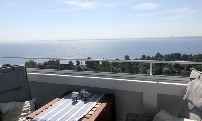 Sierksdorf Apartment | DTV * - Mega view directly onto the Bay of Lübeck - incl.