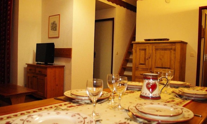 Valfrejus Apartment | Duplex 7 pers. proche des pistes - 3 Pièces 7 personnes MAE-0295
