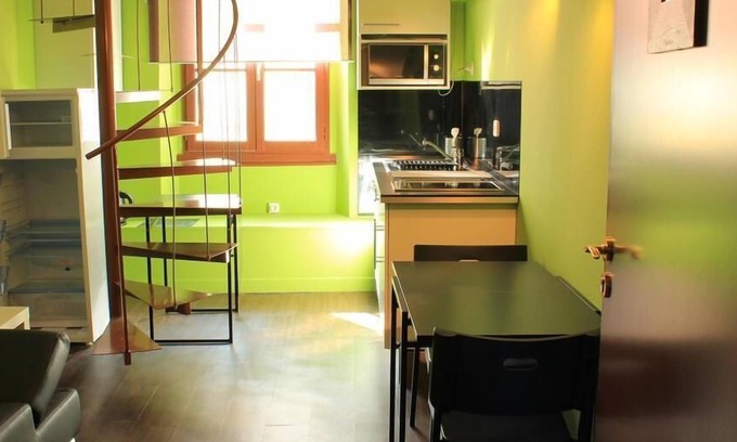 Jean-Medecin Apartment | Duplex-Basic-Private Bathroom-City View-Duplex - Studio 3