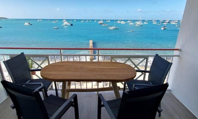 Marigot Apartment | Duplex moderne vue mer des caraibes