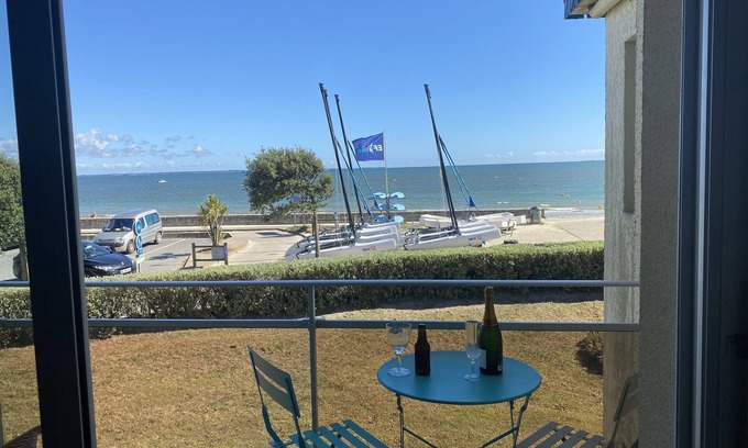 Damgan Apartment | DUPLEX T4 IMPRENABLE OCEAN VIEW DIRECT BEACH ACCESS 3 bedrooms sleeps 8