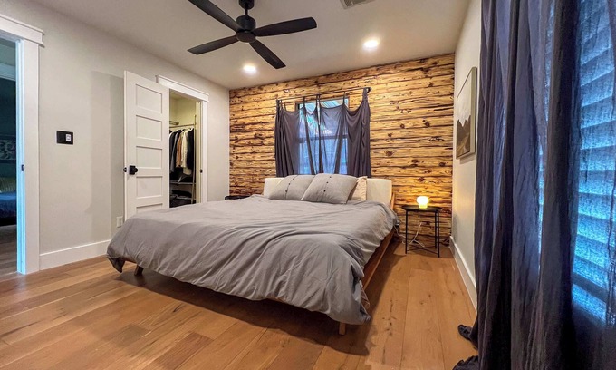 Rosewood House | East Austin Bungalow with Music Studio & Firepit