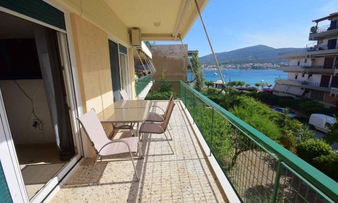 Porto Rafti Apartment | Eclectic Apartment with Stunning Seaview