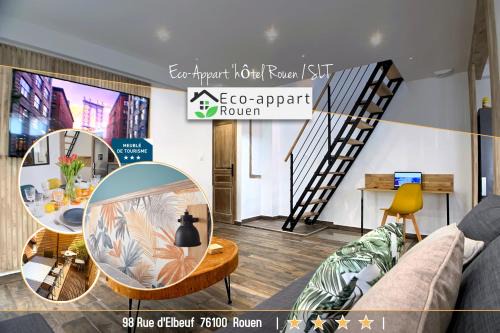 Quartier Saint-Clement - Jardin des Plantes Apartment | Eco-Appart'hôtel Rouen - SLT