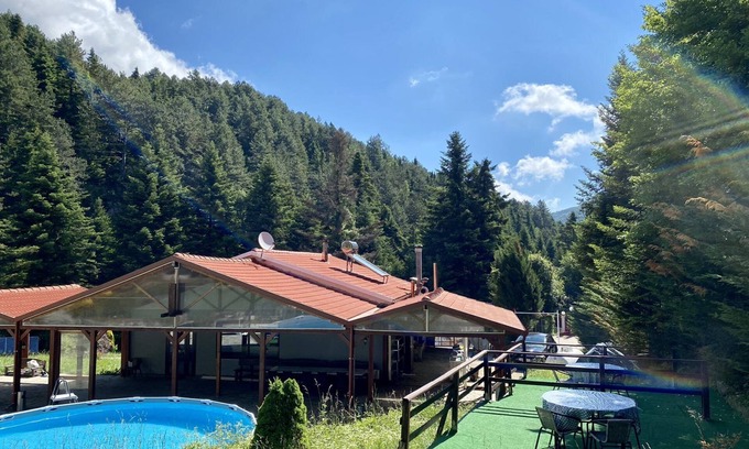 Karya Villa | ECO Villa Olympus With Sauna Surrounded by Mountains and Forest
