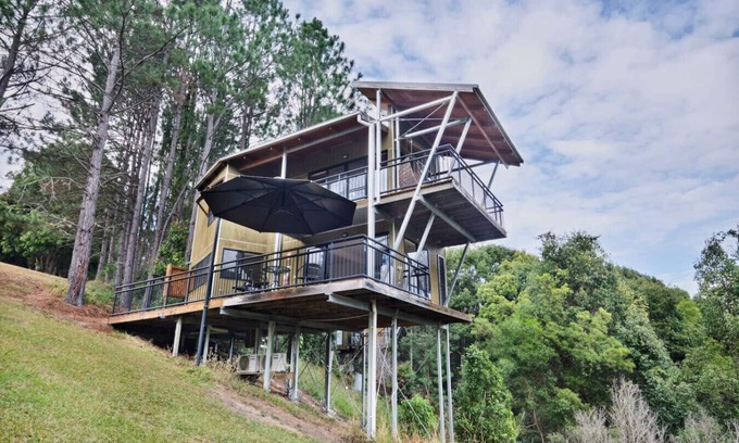 Smiths Creek Ski Chalet | Ecoasis Retreat: Sunrise Chalet, Mt Warning Views