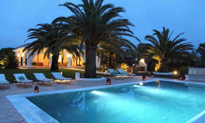 El Palmar Villa | El Palmar - Luxury villa with solar heated private pool and beach access