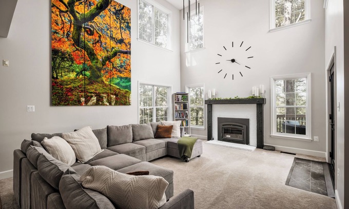 Manassas House | Elegant 5BR Escape on 5 Wooded Acres: Near Historic Manassas & 1 Hour from DC