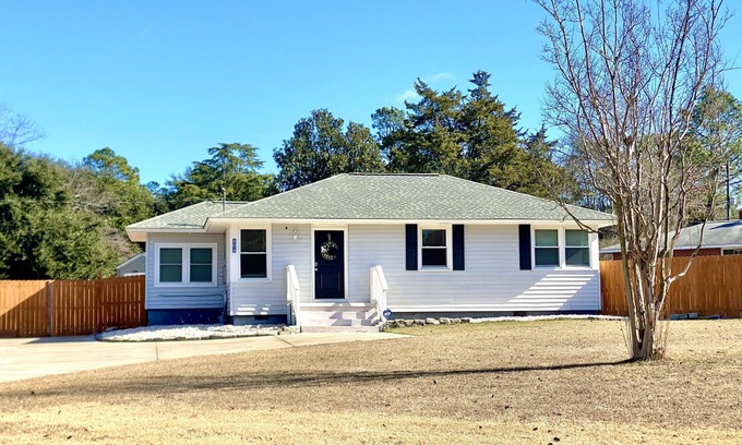 Aiken House | Enjoy a stylish experience at this centrally-located home close to the hospital