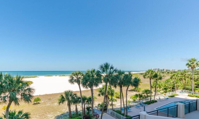 Sand Key Condo | Enjoy the quiet beach of Sand Key! 1 mile from Clearwater Beach!