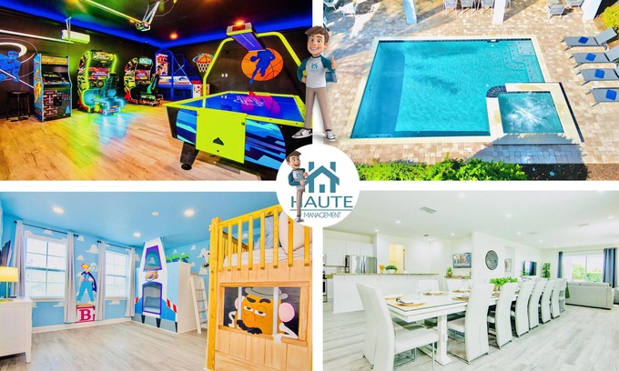 West Kissimmee House | Entertainment 10Bd/10Ba Encore Resort 7mi Disney!