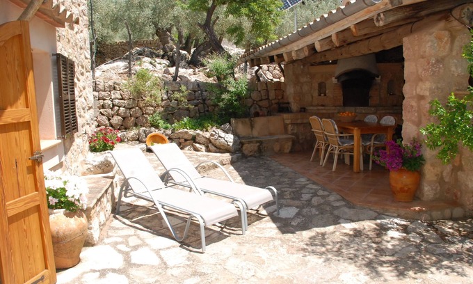 Fornalutx Cottage | "ES CLOT" CHARMING STONE COTTAGE IN OLIVE GROVE, BBQ, WIFI.PRIVACY