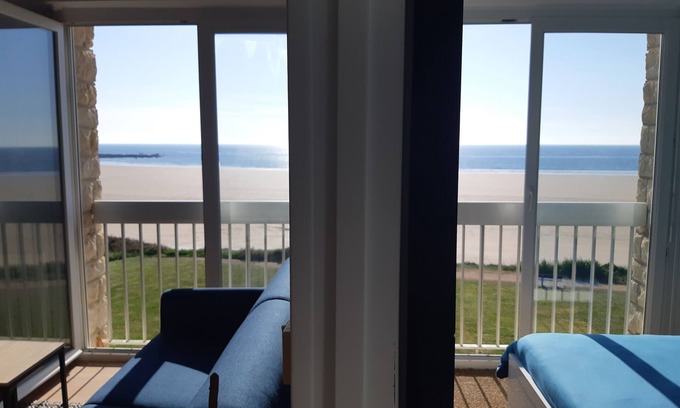 Siouville-Hague Apartment | Exceptional view of Siouville-Hague beach