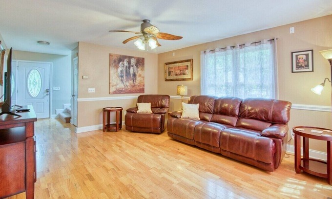 Johnson City House | Experience the serenity of a peaceful neighborhood and the excitement of the city .