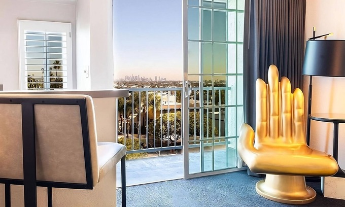 Norma Triangle Apartment | Explore at Petersen Automotive Museum, 3 Spacious Units, Onsite Lounge And Bar
