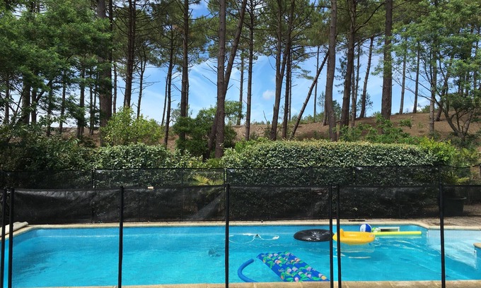 Maubuisson Ski Chalet | Family chalet with pool between lake and ocean in Maubuisson