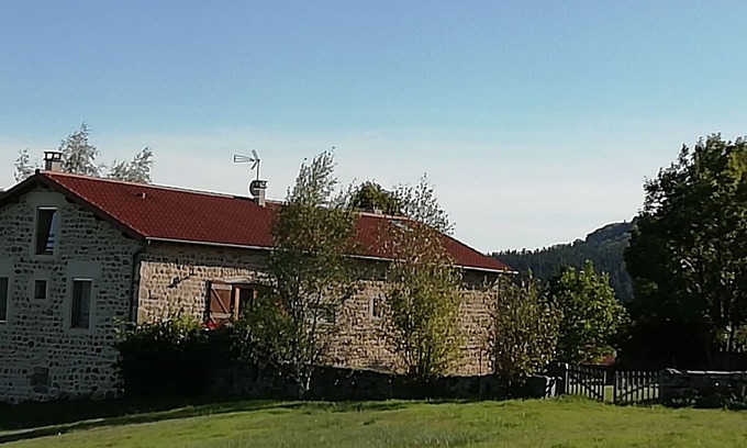 Roche-en-Regnier Cottage | Family cottage with terrace, enclosed garden and baby equipment in Roche-en-Régnier