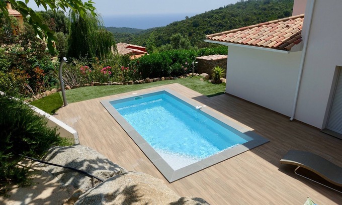Sari-Solenzara Villa | Family villa on the heights of Solenzara - Sea view - Heated swimming pool