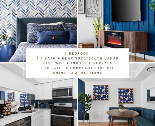 South Lamar Apartment | Fast Wifi, Desks - SoCo, DT, Zilker