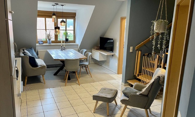 Haundorf Apartment | Ferienwohnung 8 im Innenhof mit Terrasse