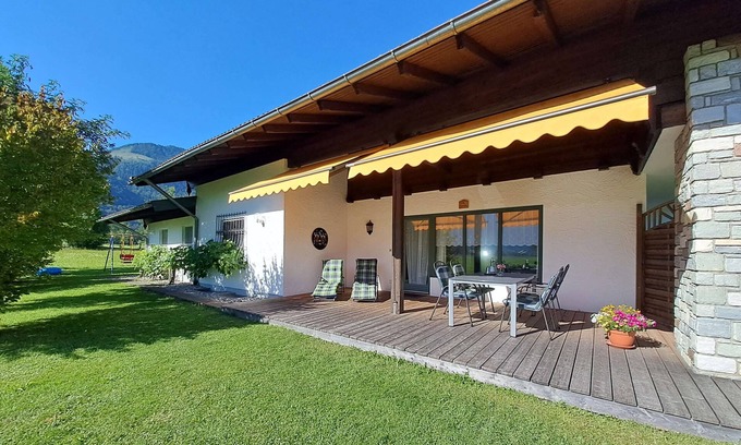 Schleching Apartment | Ferienwohnung Kaiserblick, 90 qm, Zwei Schlafzimmer, Balkon