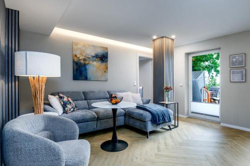 Sassnitz Apartment | FeWo Ostsee Lounge - Meerblick, Sauna, Terrasse