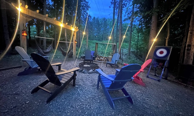 Pine City Cabin | Firepit, Gazebo, Fiber Optic, 10 min Casino
