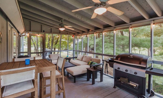 The Woods Ski Chalet | Fireplace, Fire Pit, Covered Porch & Resort Access