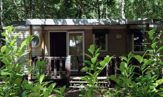 Saint-Antonin Noble Val House | Flower Camping les Gorges de l'Aveyron * - Large family Comfort mobile home 35m² (3 bedrooms) 6 people