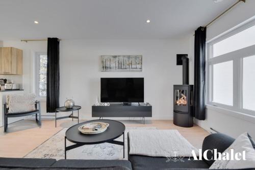 Pont-Rouge Ski Chalet | Forêt Blanche - Sauna et Spa