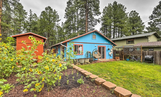 Mountainaire House | Forested Flagstaff Getaway w/Garden & Gas Grill