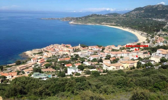 Algajola Apartment | French flat T2, Seaside, Corsica, Balagne, Calvi, Ile Rousse, Algajola