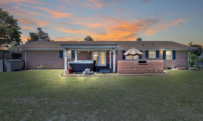 Westover House | Ft. Liberty Retreat W/Hot Tub, Poker and Pool Tables-Spacious 4-Bedroom
