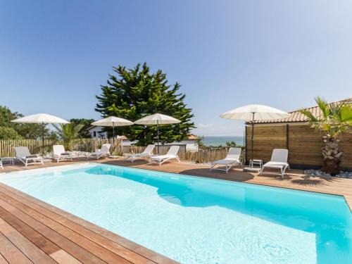Prefailles House | Gîtes avec piscine chauffée proche plage. Jardin, spa, BBQ, Wifi. Ch. bébé incluse - FR-1-306-1209