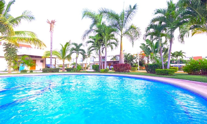 Valle Dorado House | Garden 3BR House close to Beach,Vidanta,Aqua Adventures+Pool+Parking