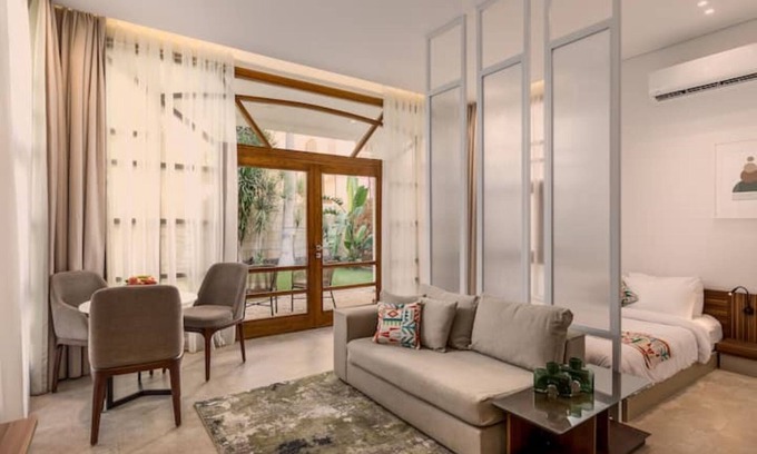 New Cairo Apartment | Garden Studio at Nine by LivingVille® Aparthotelnn