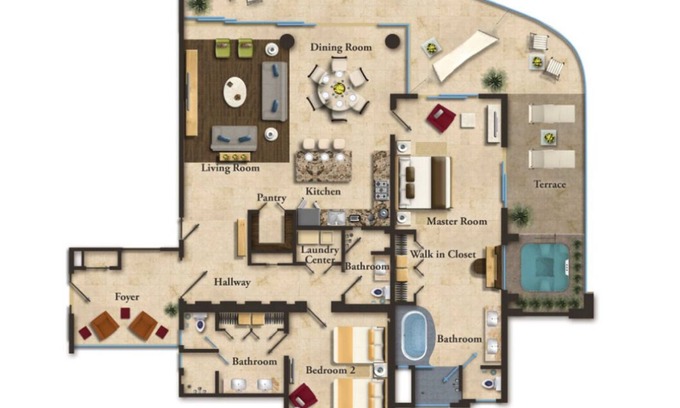 South Shore Hotel Area Resort | GARZA BLANCA PUERTO VALLARTA 2 BR - OTHER SIZES AVAILABLE from studio to 3 BR