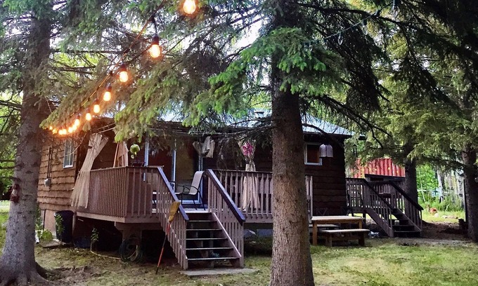 Central Alberta Cabin | GLAMPING! SummerFell Cabin - 2 Bedrooms, 6 Guests!