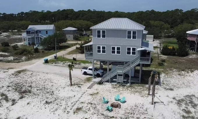 Alligator Point House | Gorgeous Ocean Views in Modern Beachfront Home