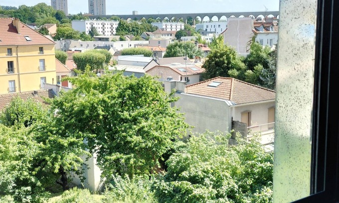 Arcueil Apartment | Grand Loft Calme et Confortable Centre Ville Proche RER B Station Laplace