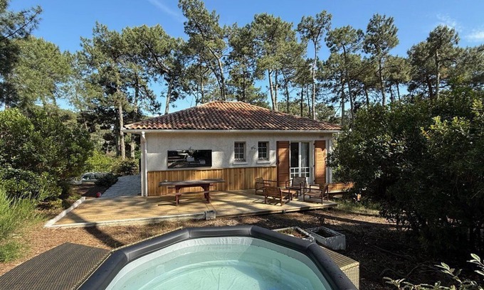 Piraillan House | Grande villa sur les hauteurs de Piraillan avec jacuzzi - Cap-Ferret