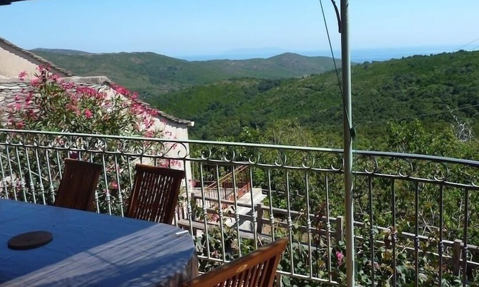 Cagnano House | Great Cottage, 7 seats, Village House, Cap Corse, Maquis and Sea view