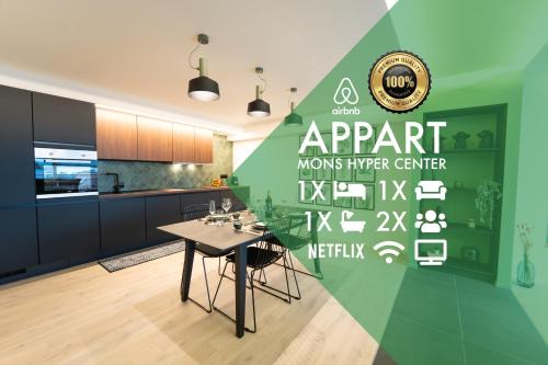 Mons Apartment | Green Appart - A&B Best Quality - Mons City Center
