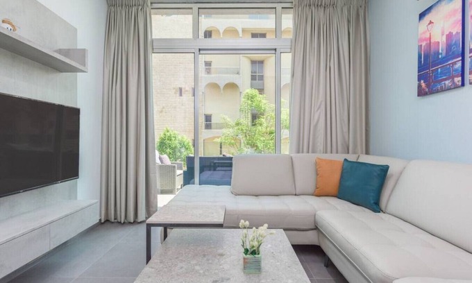 Duhur ash Shuwayr Apartment | Grey 102 2-Bedroom Apartment W/Terrace in Awkar